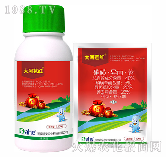 48%硝磺·異丙·莠-大河苞紅-遠(yuǎn)見(jiàn)農(nóng)業(yè)