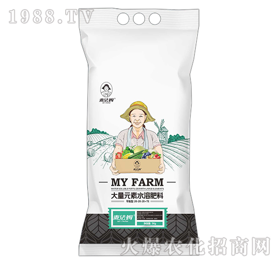 平衡型大量元素水溶肥料20-20-20-麥法姆-安翔雨竺