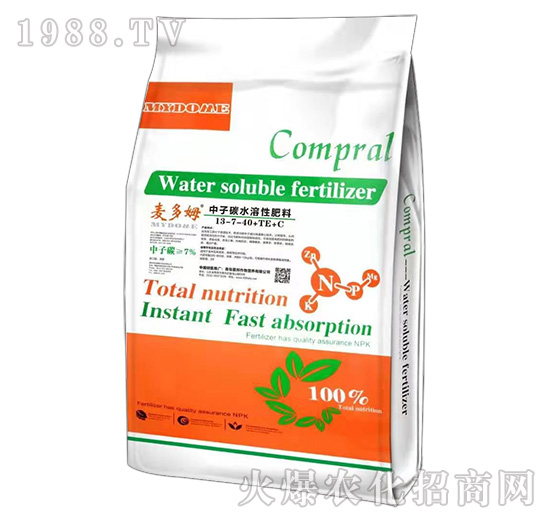 中子碳水溶肥料13-7-40+TE+C-麥多姆-愛(ài)邦