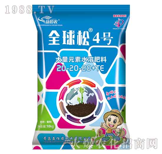 大量元素水溶肥料20-20-20+TE-益佰農(nóng)