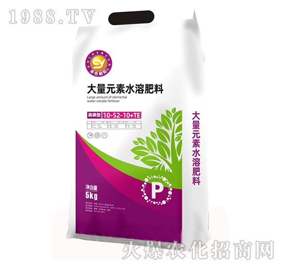 高磷型大量元素水溶肥料10-52-10+TE-金朝陽(yáng)