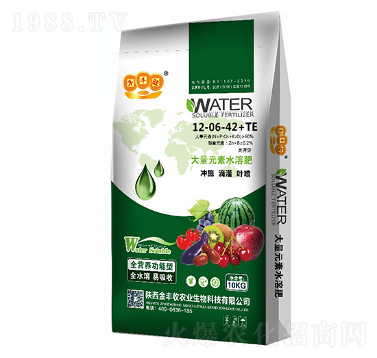 大量元素水溶肥12-06-42+TE-金豐收