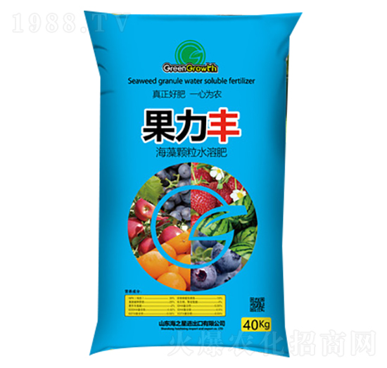 膨果增甜海藻顆粒水溶肥-海之星