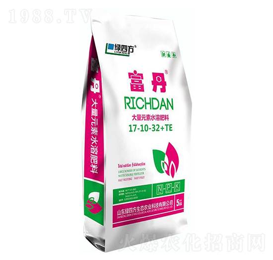 5kg量元素水溶肥17-10-32+TE-富丹-綠四方
