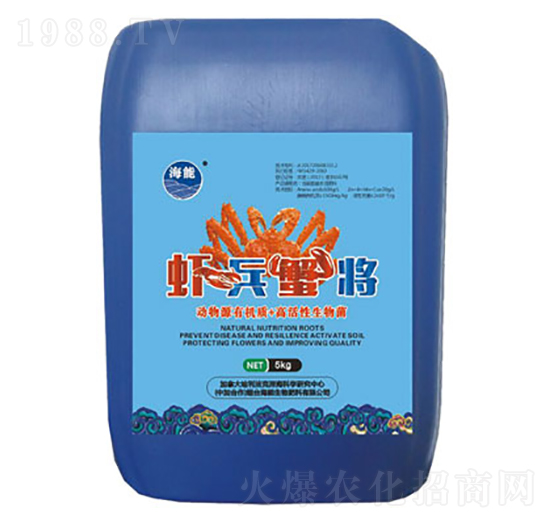 桶裝膨果肥（魚蛋白）-蝦兵蟹將-海能