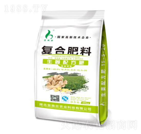 生姜配方復(fù)合肥15-5-20-宜施壯
