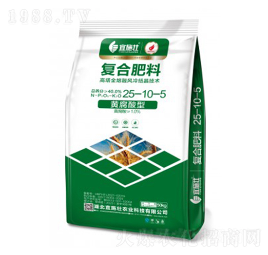 小麥配方復(fù)合肥25-10-5-宜施壯