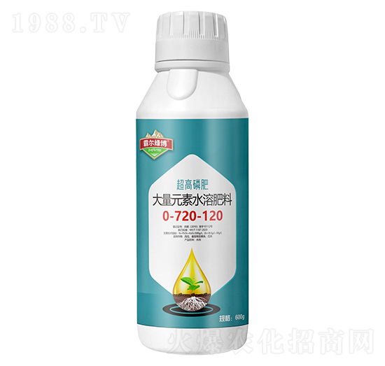 大量元素水溶肥料0-720-120-霸爾綠博