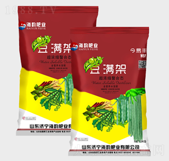 超濃縮螯合態(tài)水溶肥-豆?jié)M架-海韻肥業(yè)