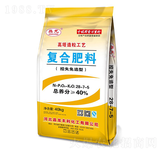 控失免追型復合肥料28-7-5-晶龍-中仁集團