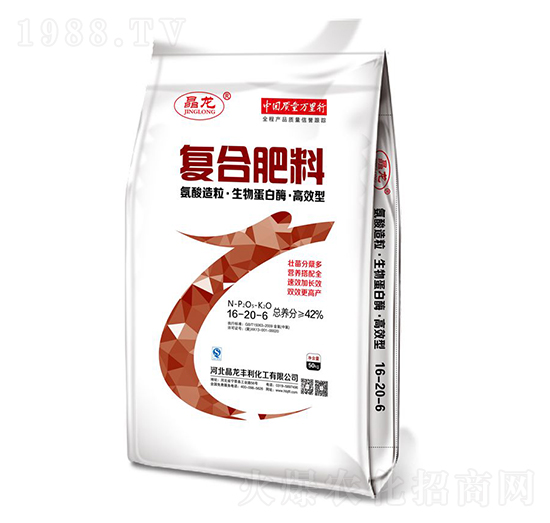 氨酸造?！ど锏鞍酌浮じ弋a(chǎn)型復(fù)合肥料16-20-6-晶龍-中仁集團(tuán)