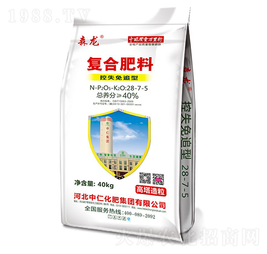控失免追型復(fù)合肥料28-7-5-森龍-中仁集團(tuán)