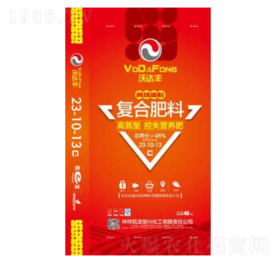 高氮控失營養(yǎng)型復(fù)合肥料23-10-13-凱龍化工