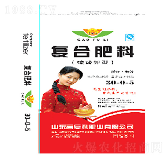 硫酸鉀型復(fù)合肥料30-0-5-高福利肥業(yè)
