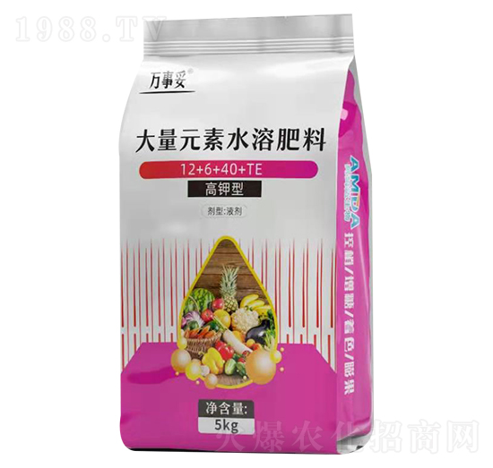 大量元素水溶肥料12+6+40+TE 萬(wàn)事妥 阿姆達(dá)