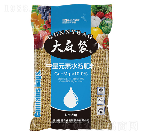 中量元素水溶肥-大麻袋-昆騰農(nóng)業(yè)
