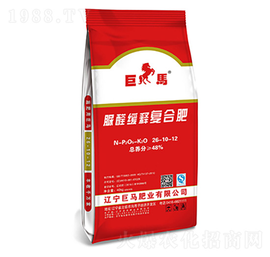 脲醛緩釋復(fù)合肥料26-10-12-巨馬肥業(yè)