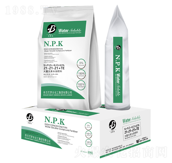 大量元素水溶肥料21-21-21+TE-巴羅夫-蘇成肥業(yè)