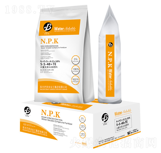 大量元素水溶肥料5-5-48+TE-巴羅夫-蘇成肥業(yè)