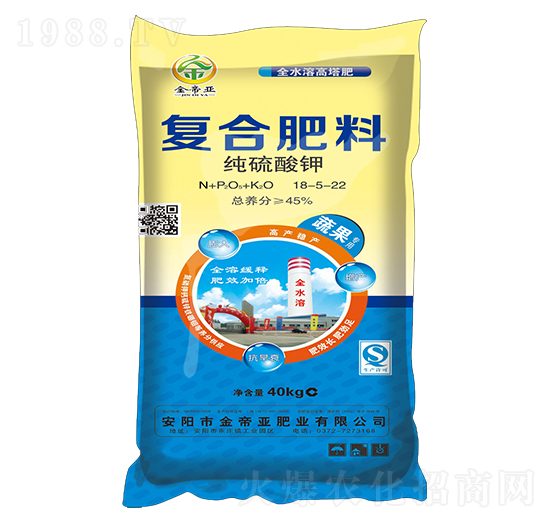 純硫酸鉀復(fù)合肥料18-5-22-金帝亞
