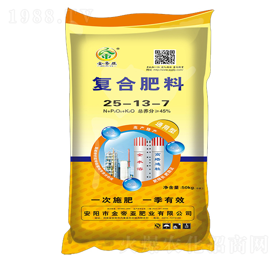 通用型復(fù)合肥料25-13-7-金帝亞