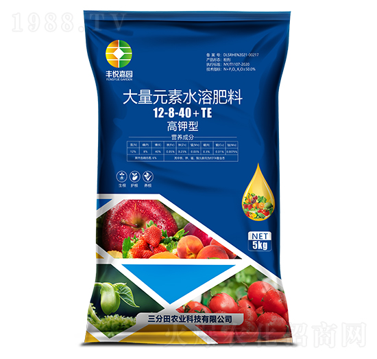 高鉀型大量元素水溶料12-8-40+TE-三分田農業(yè)