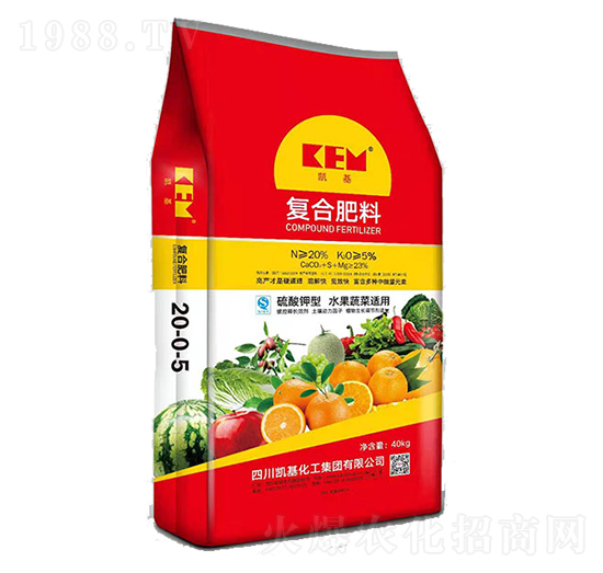 復(fù)合肥料（硫酸鉀型）20-0-5-凱基