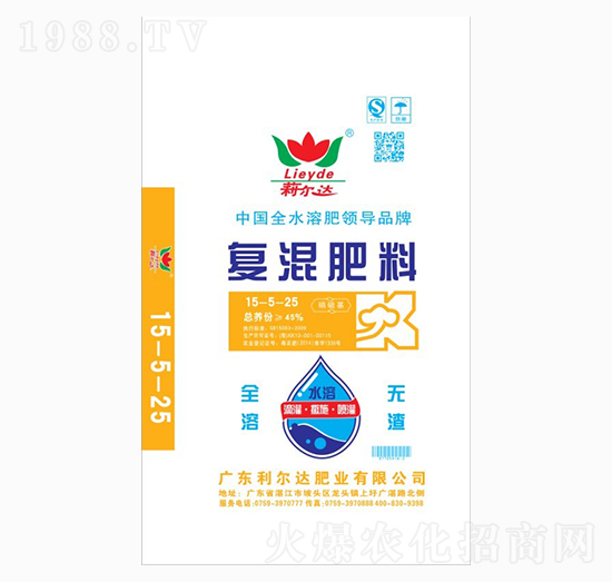 硝硫基復(fù)混肥料15-5-25-利爾達
