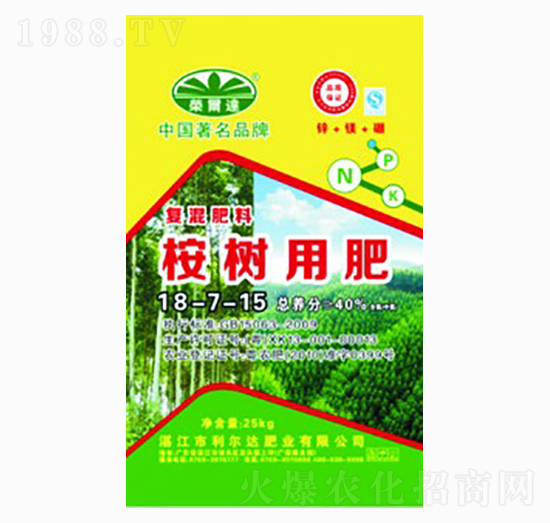 桉樹專用復(fù)混肥料18-7-15-利爾達(dá)