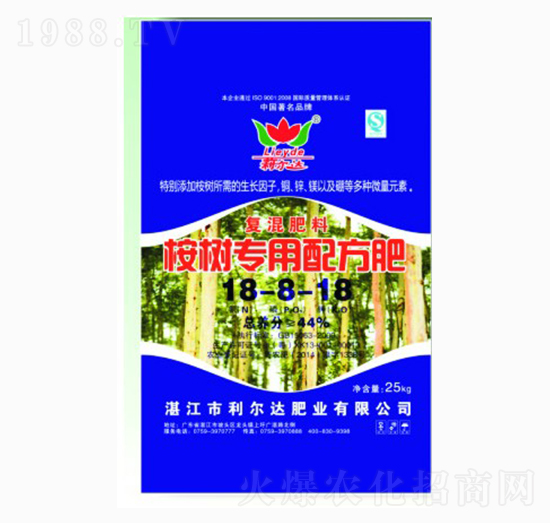 桉樹專用復(fù)混肥料18-8-18-利爾達