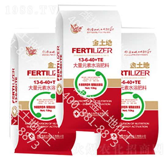 大量元素水溶肥料13-6-40+TE-金土地