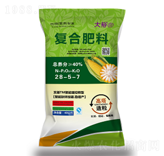 玉米專用復(fù)合肥料28-5-7-大裕-藍(lán)鵬肥業(yè)