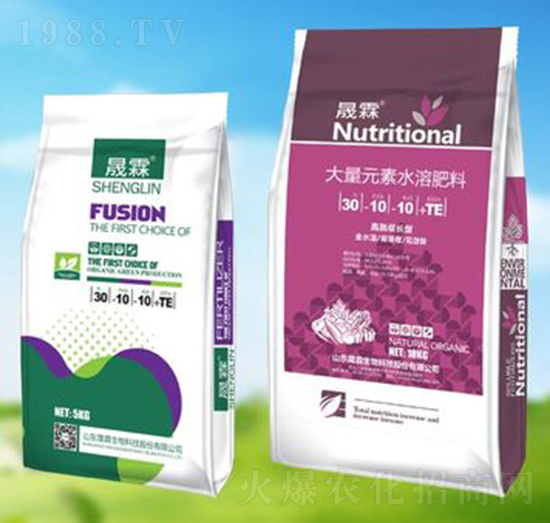 高氮促長型大量元素水溶肥30-10-10+TE-晟霖生物
