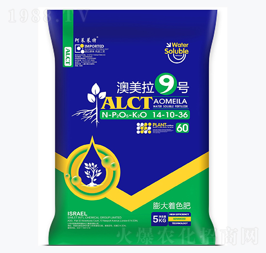 膨大著色型大量元素水溶肥料14-10-36-澳美拉9號(hào)-西姆萊特