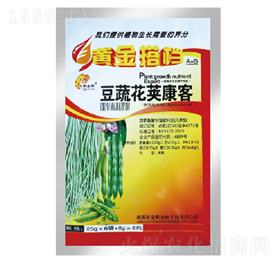 豆蔬花莢康客-黃金搭檔-中根生物