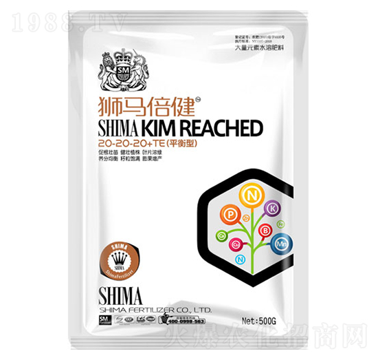 平衡型大量元素水溶肥20-20-20+TE-獅馬倍健-獅馬肥業(yè)