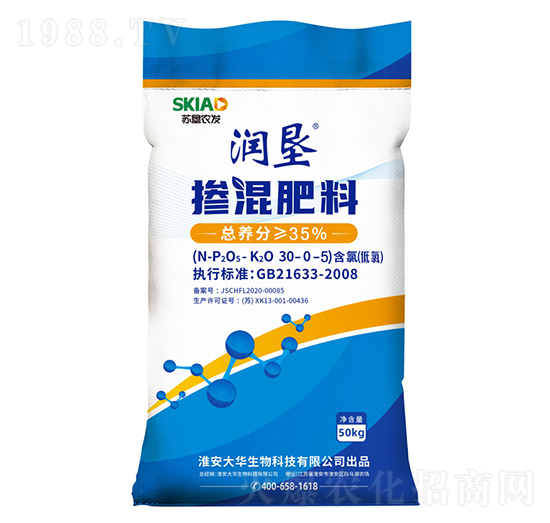 摻混肥料30-0-5-潤墾-大華生物