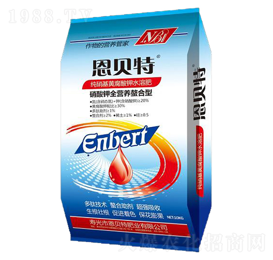 純硝基黃腐殖酸鉀水溶肥-恩貝特