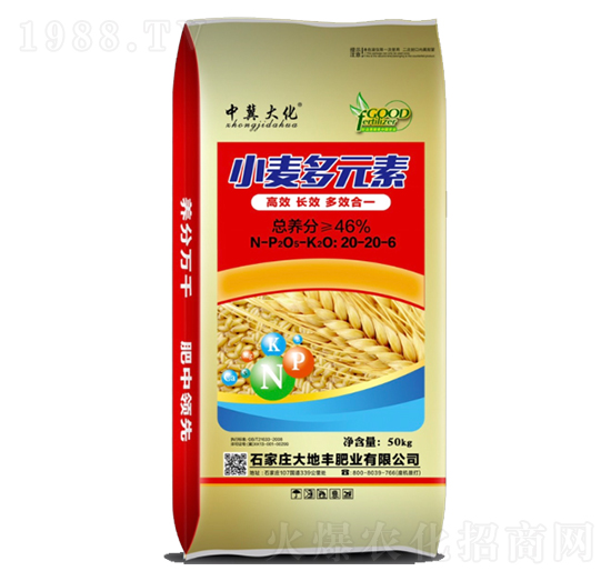 小麥多元素20-20-6-大地豐