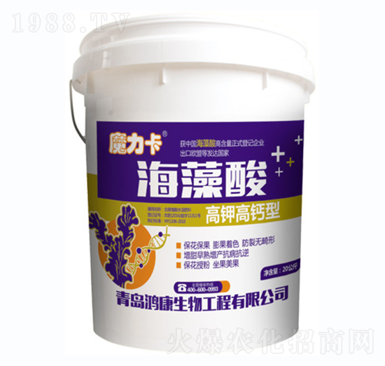 高鉀高鈣型-魔力卡海藻酸-鴻康生物