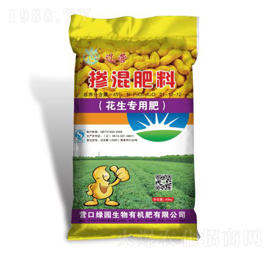 花生專(zhuān)用摻混肥料21-12-12-綠園生物