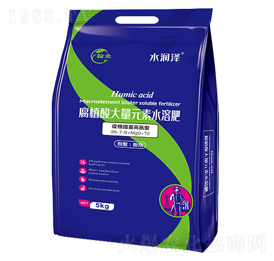 高氮型腐植酸大量元素水溶肥-水潤澤-翰禾農(nóng)業(yè)