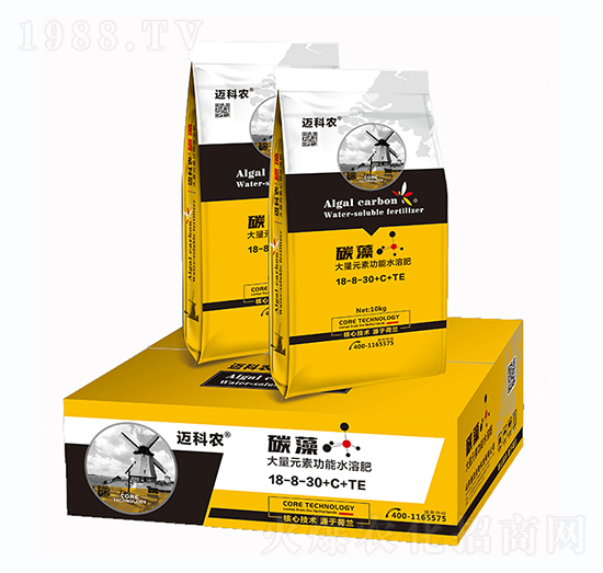 碳藻·大量元素功能水溶肥18-8-30+C+TE-邁科農(nóng)-鑫垚生物