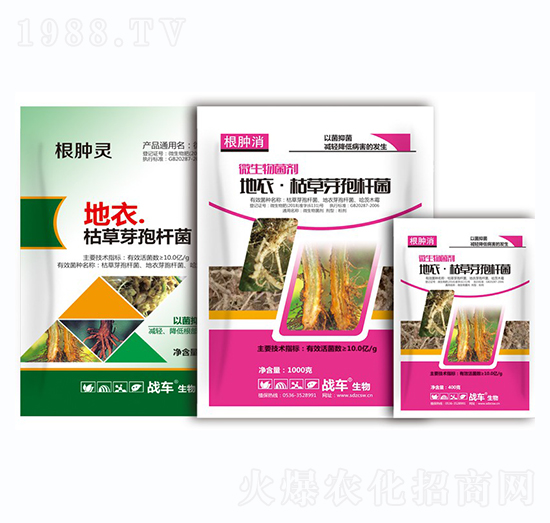 地衣·枯草芽孢桿菌-根腫靈-戰(zhàn)車