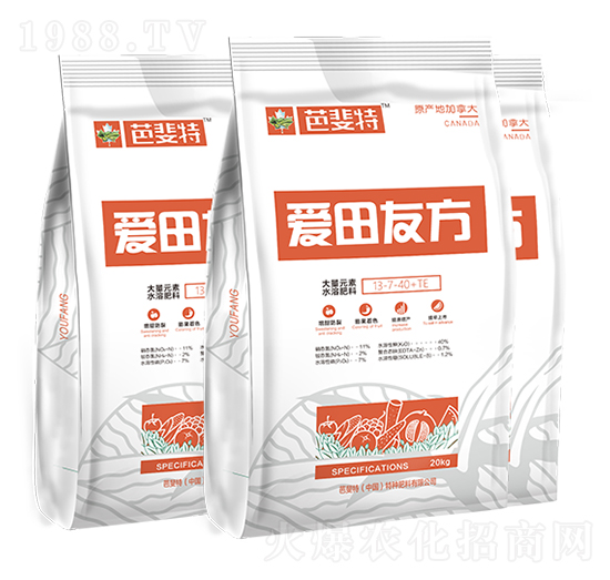 高鉀型大量元素水溶肥料-愛(ài)田有方-芭斐特