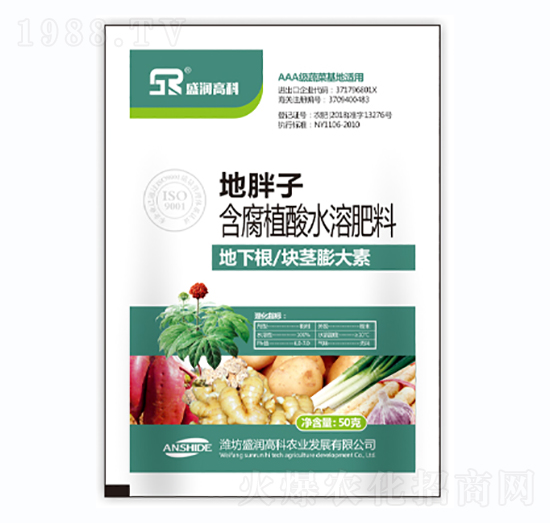 含腐植酸水溶肥料-地胖子-盛潤(rùn)高科