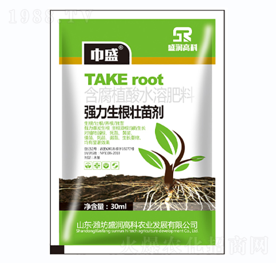 含腐植酸水溶肥料-生根壯苗劑-巾盛-盛潤(rùn)高科