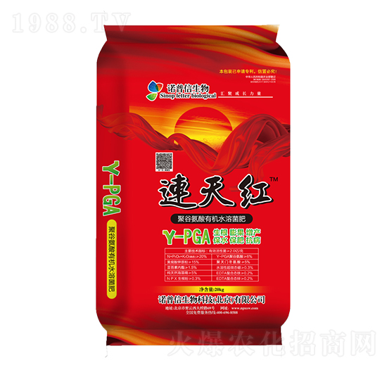 聚谷氨酸有機水溶菌肥-連天紅-諾普信