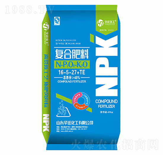 硫基全水溶復(fù)合肥料16-5-37+TE-華廷化工