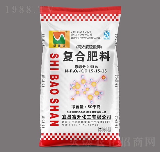 50kg�ߝ�ȶ�Ԫ����ͺϷ��ϣ�С�w����15-15-15-ʯ��ɽ-�����r(n��ng)�Y